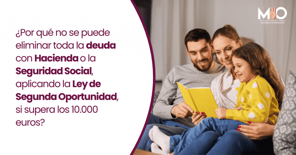 eliminar deudas murcia segunda oportunidad con hacienda y seguridad social