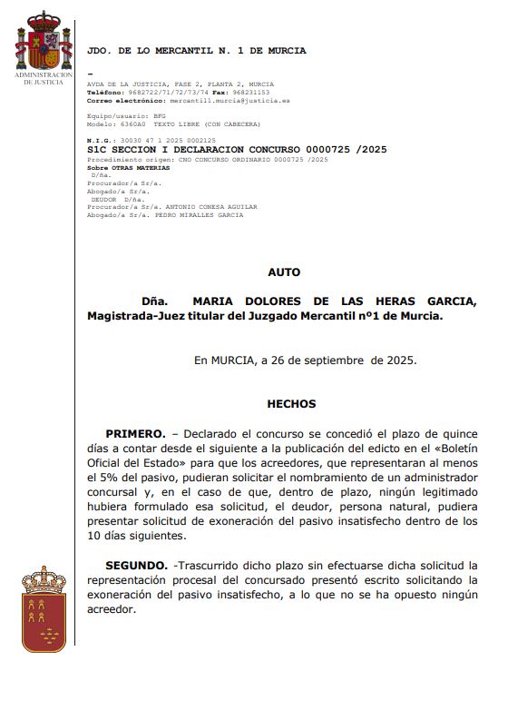 caso exito segunda oportunidad murcia
