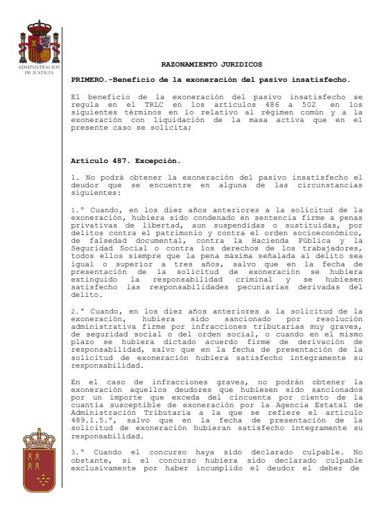 caso exito segunda oportunidad murcia